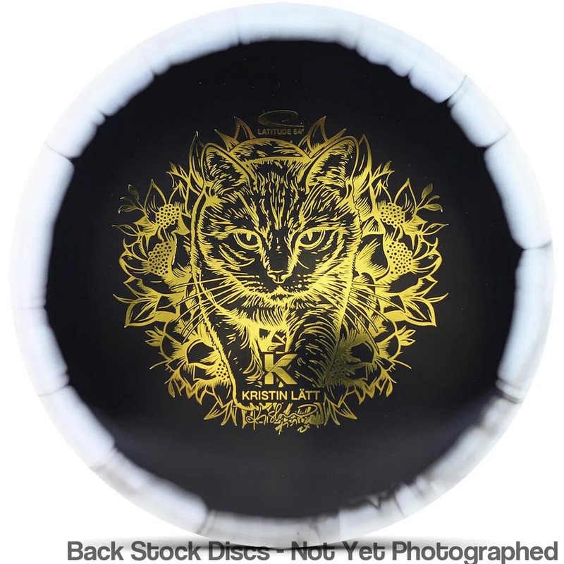 Latitude 64 Gold Line Orbit Claymore Midrange with Kristin Latt Team Series 2025 – Kitty Stamp [Back Stock Inventory – Disc and Stamp Color WILL VARY]