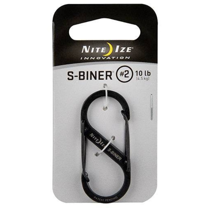 Nite Ize #2 S-Biner Stainless Steel Carabiner – 10 lb. Rating