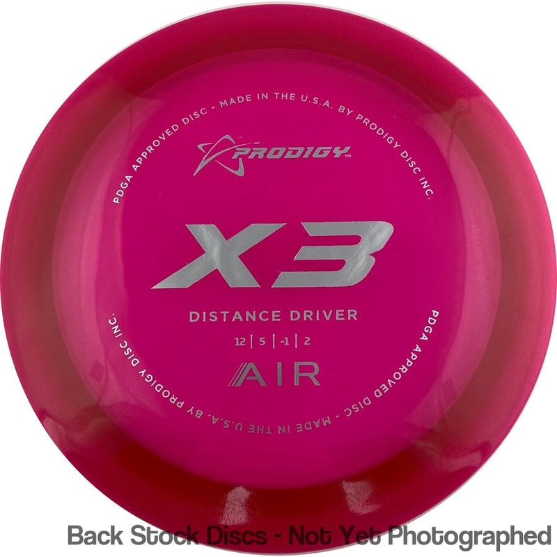 Prodigy 400 Air X3 Distance Driver (Stock Stamp) [Back Stock Inventory – Disc and Stamp Color WILL VARY]