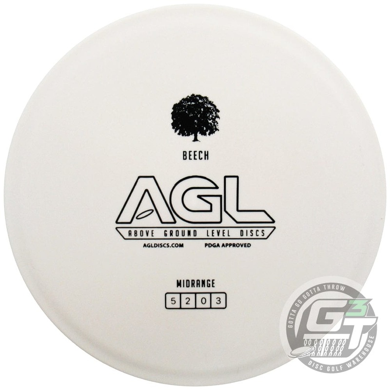 Above Ground Level Glow Woodland Beech Midrange Golf Disc
