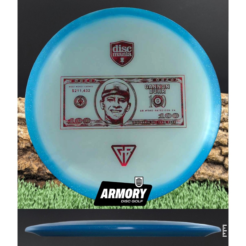 Discmania Discs FD3 + Gannon Buhr Horizon Metal Flake Money Maker