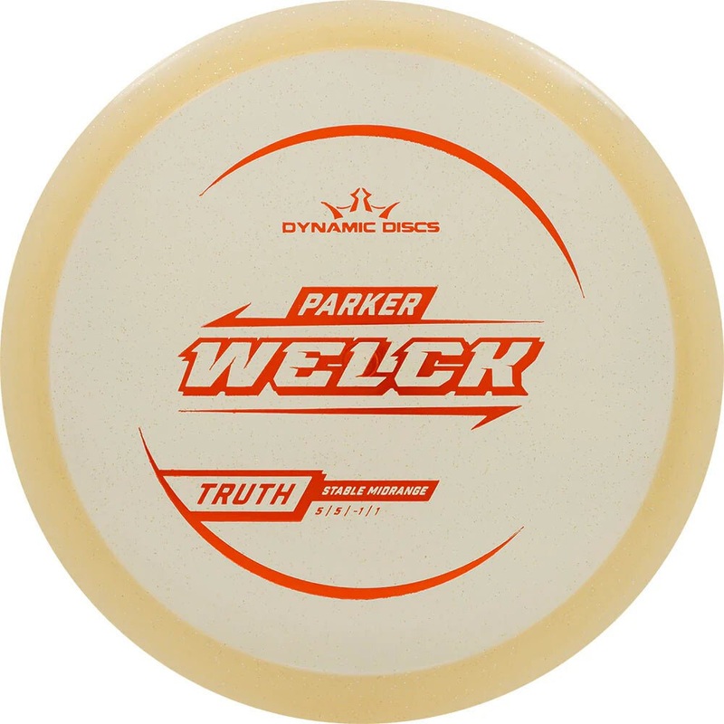 Dynamic Discs Lucid Gold Metal Flake Truth – Parker Welck (2025 Tour Series)