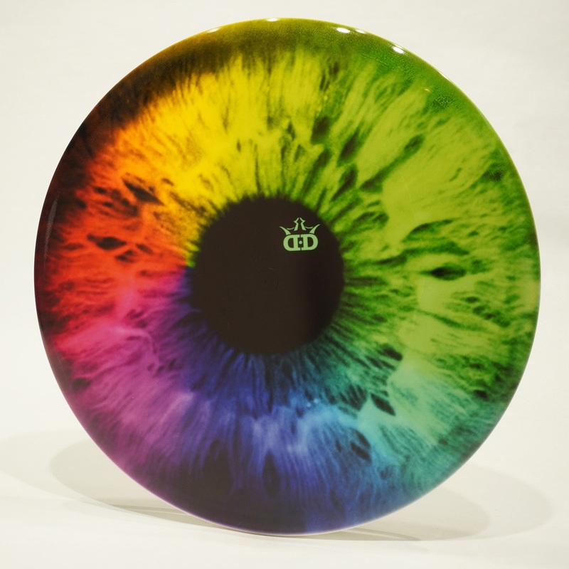Dynamic Discs Fuzion Felon – DyeMax Colorful Eyeball