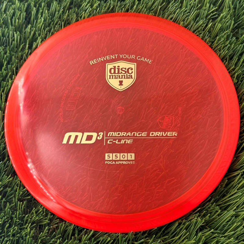 Discmania Italian C-Line MD3 – 180g – Translucent Red