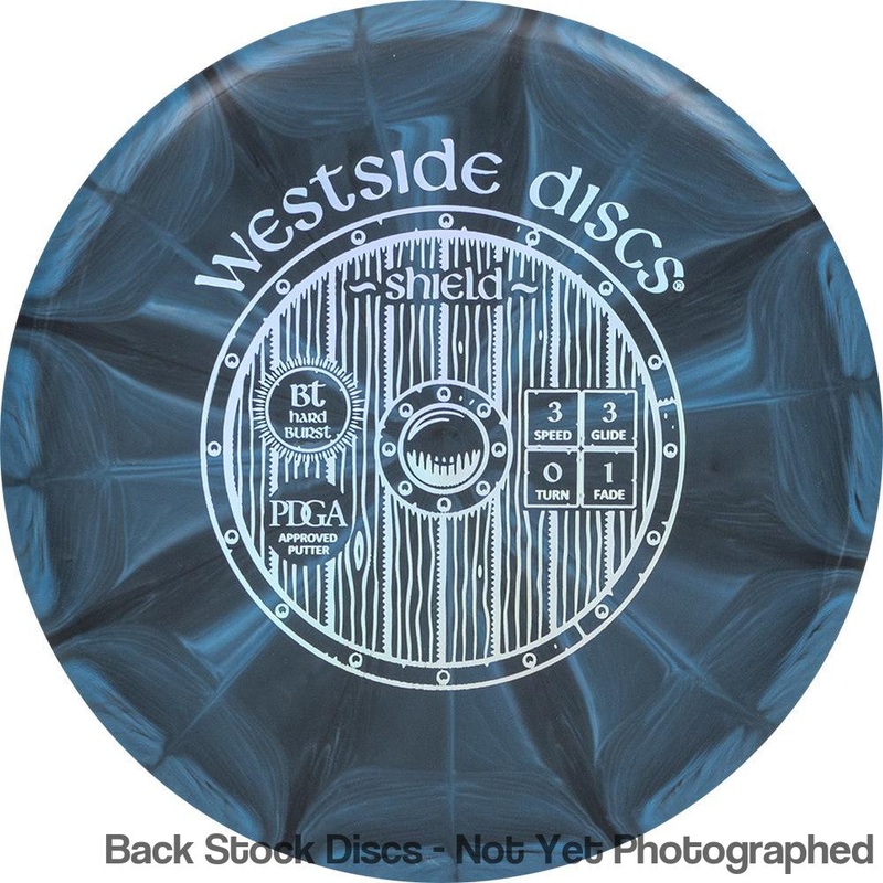 Westside BT Hard Burst Shield Putter (Stock Stamp) [Back Stock Inventory – Disc and Stamp Color WILL VARY]