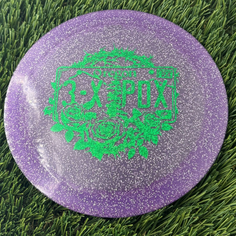 Discraft CryZtal Sparkle Drive with Paige Pierce – Oregon 3x PDX Winner – Roses and Thorns Stamp – 174g – Translucent Purple