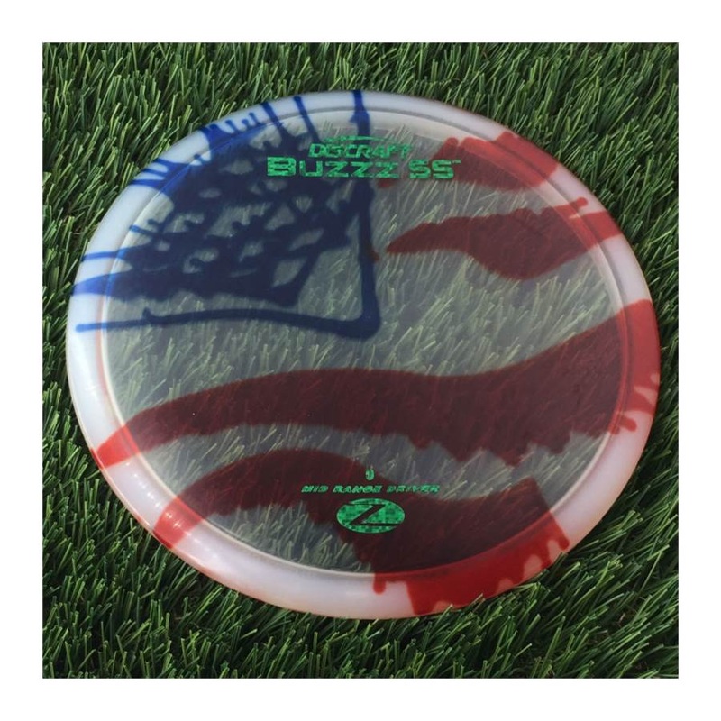 Discraft Elite Z Fly-Dyed BuzzzSS – 176g – Translucent Flag