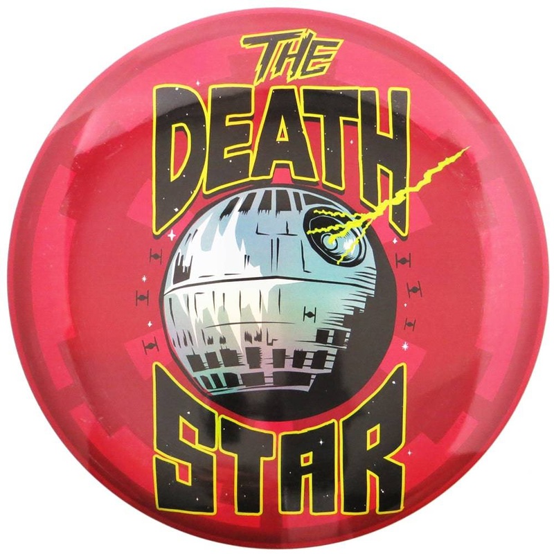 Discraft Star Wars Death Star Full Foil SuperColor ESP Buzzz Midrange Golf Disc