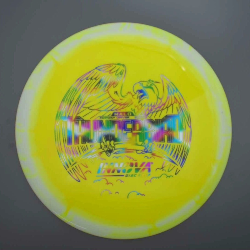 Innova Halo Star Thunderbird with Burst Logo Stock Character Stamp – 175.2g – Yellow