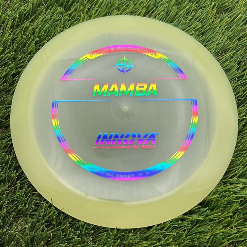 Innova Proto Glow Champion Mamba with Burst Logo Stock Stamp – 172.2g – Glow