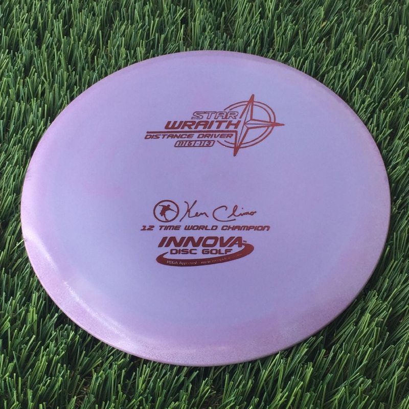 Innova Star Wraith with Ken Climo 12 Time World Champion Signature Stamp – 158g Muted Purple