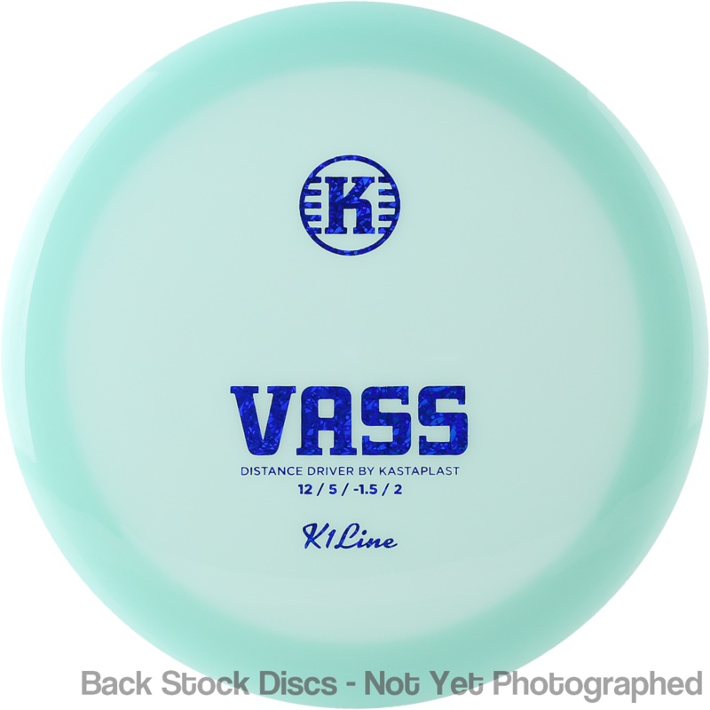 Kastaplast K1 Vass Distance Driver with First Run Mint Stamp [Back Stock Inventory – Disc and Stamp Color WILL VARY]