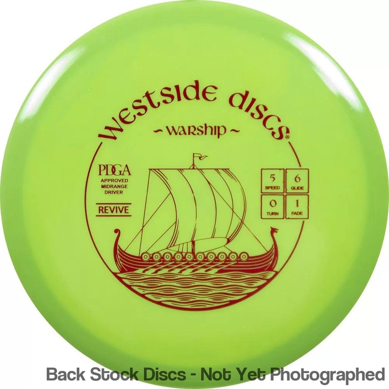 Westside Revive Warship Midrange (Stock Stamp) [Back Stock Inventory – Disc and Stamp Color WILL VARY]