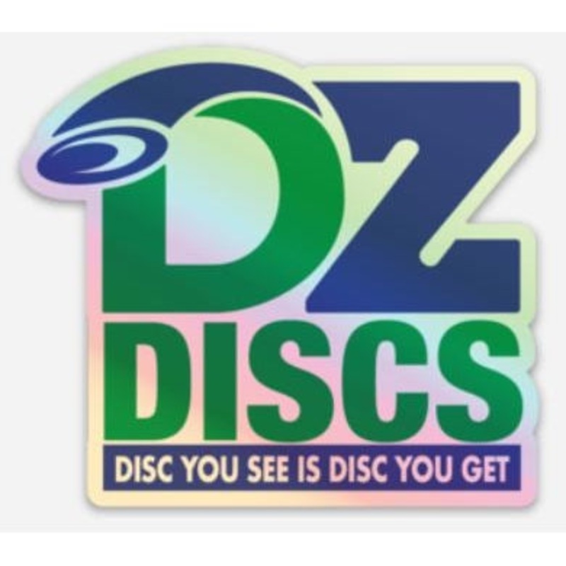 DZDiscs Die Cut Logo Sticker