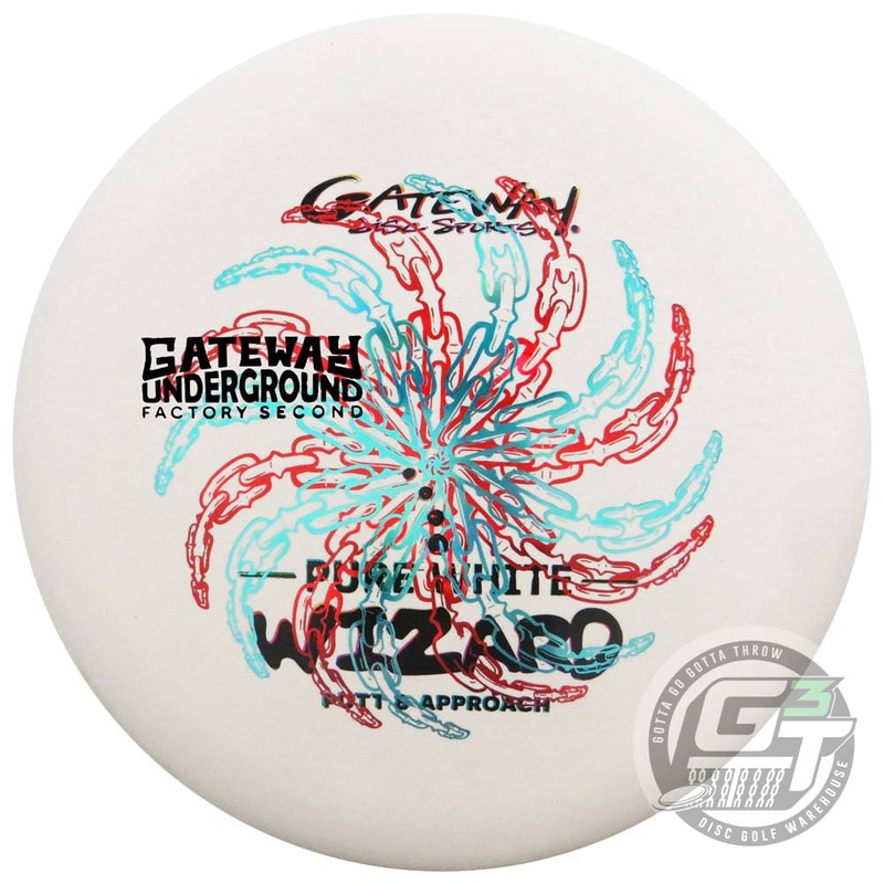 Gateway Factory Second Pure White Wizard Putter Golf Disc