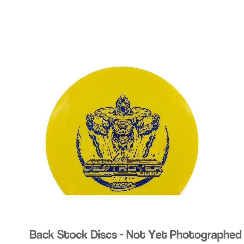 Innova Star Destroyer Distance Driver with SockiBot Ricky Wysocki 2x World Champion Stamp [Back Stock Inventory – Disc and Stamp Color WILL VARY]