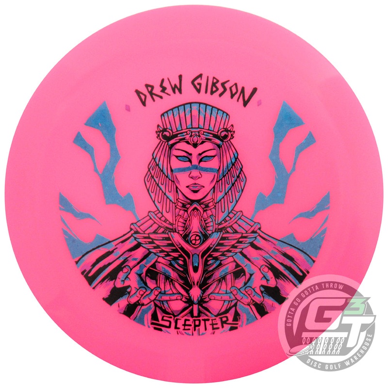 Infinite Discs Limited Edition 2022 Signature Drew Gibson Glow C-Blend Scepter Fairway Driver Golf Disc