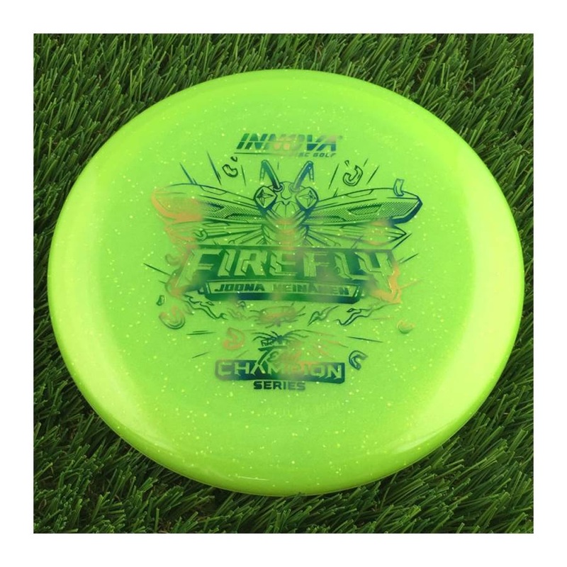 Innova Moondust Champion Firefly with Joona Heinanen Team Champion Tour Series 2024 Stamp – 175g – Translucent Green