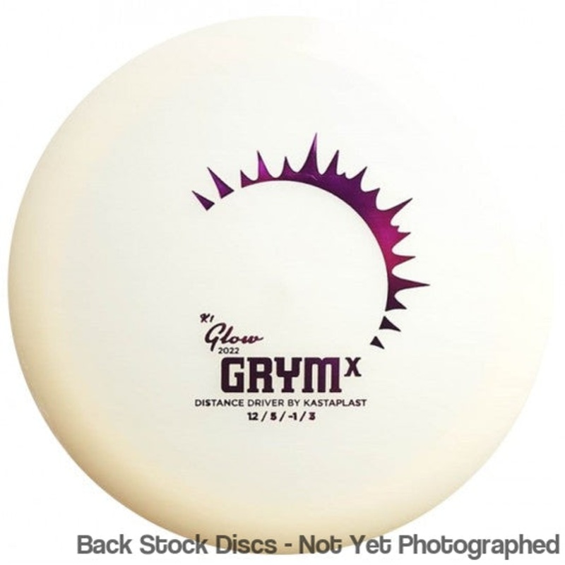 Kastaplast K1 Glow Grym X Distance Driver with 2022 Edition Stamp [Back Stock Inventory – Disc and Stamp Color WILL VARY]