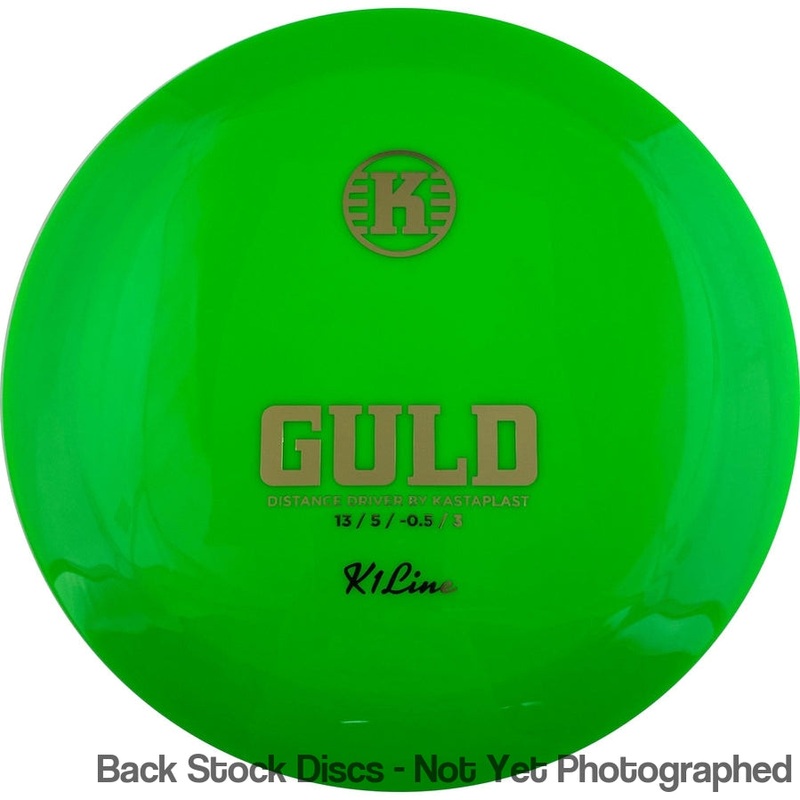Kastaplast K1 Guld Distance Driver (Stock Stamp) [Back Stock Inventory – Disc and Stamp Color WILL VARY]