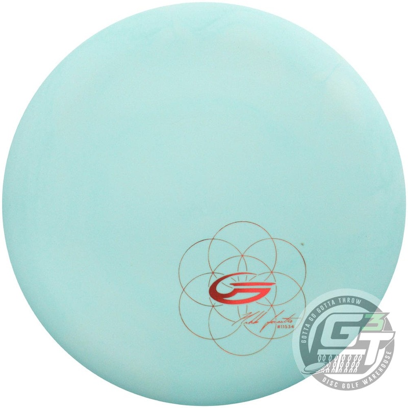 Gateway Limited Edition Nikko Locastro Signature Glow Nylon Blend Wizard Putter Golf Disc
