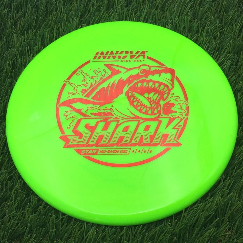 Innova Star Shark with Burst Logo Stock Stamp – 172g – Yellowish Green