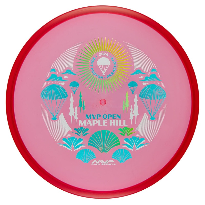 Streamline Limited Edition 2024 MVP Open Brick & Mortar Exclusive Proton Soft Parachute Putter Golf Disc