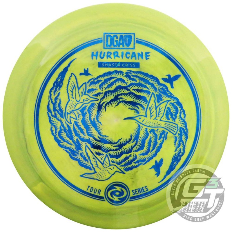 DGA Limited Edition 2021 Tour Series Shasta Criss Swirly Proline Hurricane Distance Driver Golf Disc