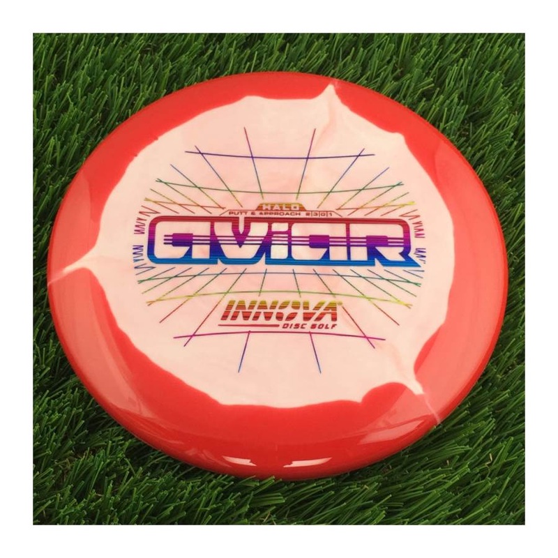 Innova Halo Star Aviar Putter with Burst Logo Stock Stamp – 175g – Solid Red