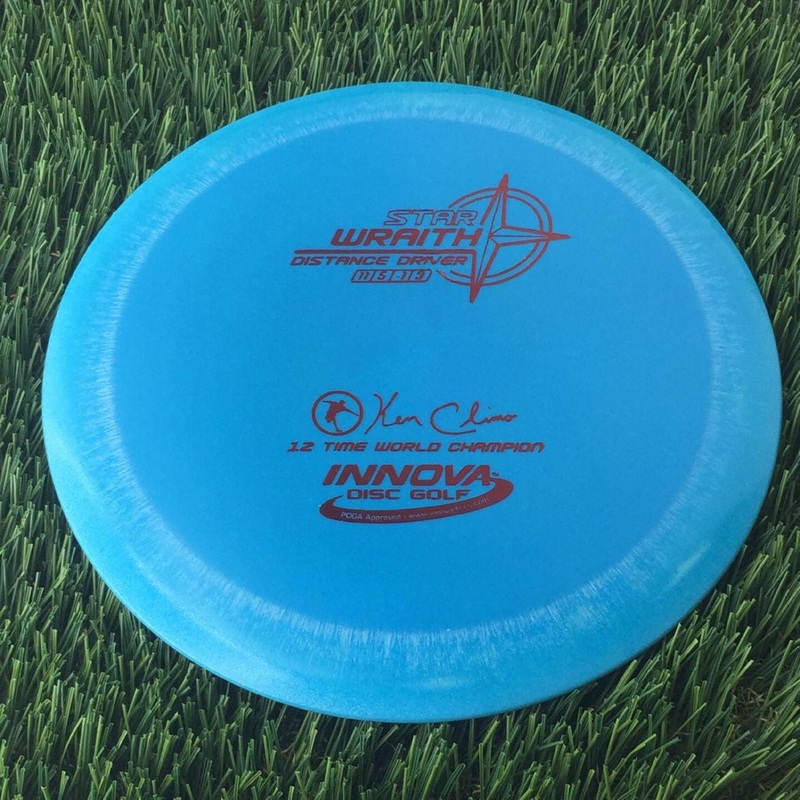 Innova Star Wraith with Ken Climo 12 Time World Champion Signature Stamp – 133g Blue