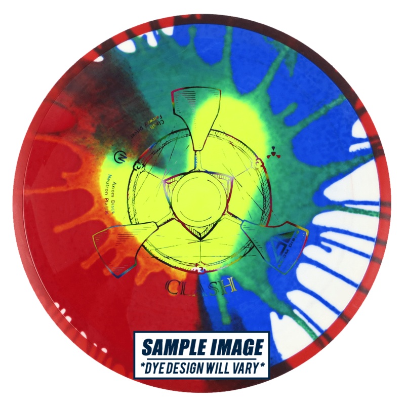 Axiom Tie-Dye Neutron Clash Fairway Driver Golf Disc