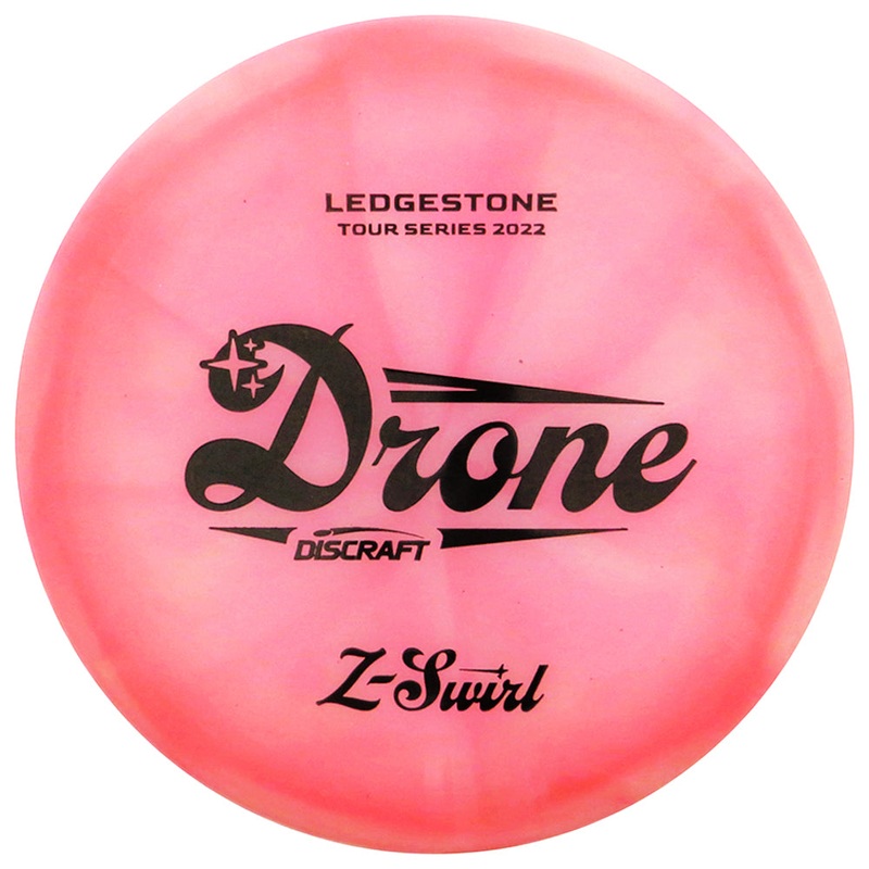 Discraft Limited Edition 2022 Ledgestone Open Tour Series Swirl Elite Z Drone Midrange Golf Disc