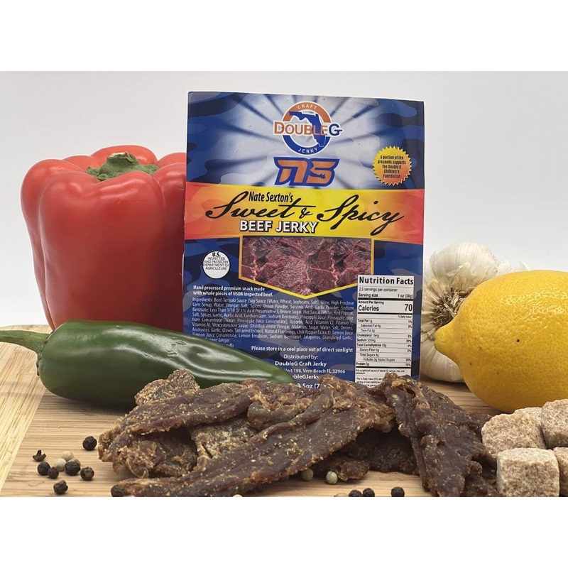 DoubleG Craft Beef Jerky – Nate Sexton Sweet and Spicy