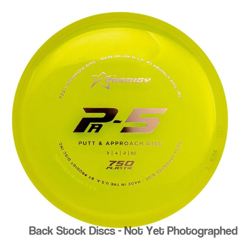 Prodigy 750 PA-5 Putter (Stock Stamp) [Back Stock Inventory – Disc and Stamp Color WILL VARY]