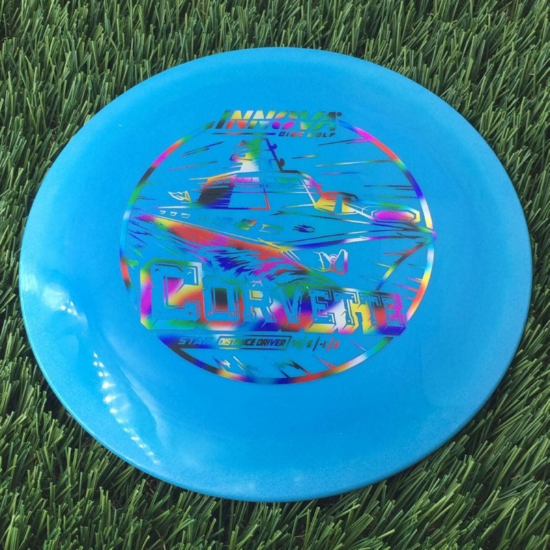 Innova Star Corvette with Burst Logo Stock Stamp – 158g Blue