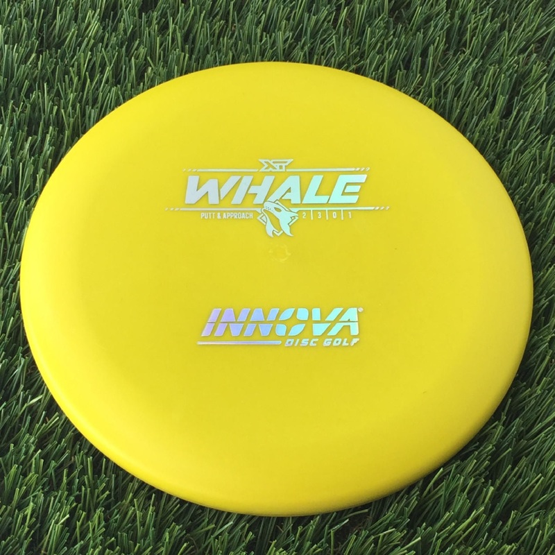 Innova XT Whale with Burst Logo Stock Stamp – 175g Yellow