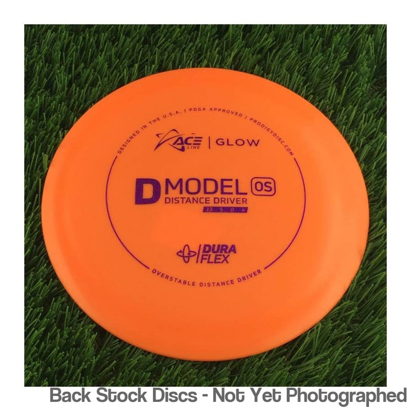 Prodigy Ace Line Basegrip Color Glow D Model OS Distance Driver (Stock Stamp) [Back Stock Inventory – Disc and Stamp Color WILL VARY]