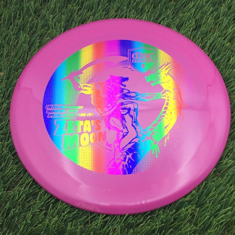 Discmania S-Line Special Blend CD1 with Zeta’s Moon Colten Montgomery Signature Series Stamp – 174.73g – Purple