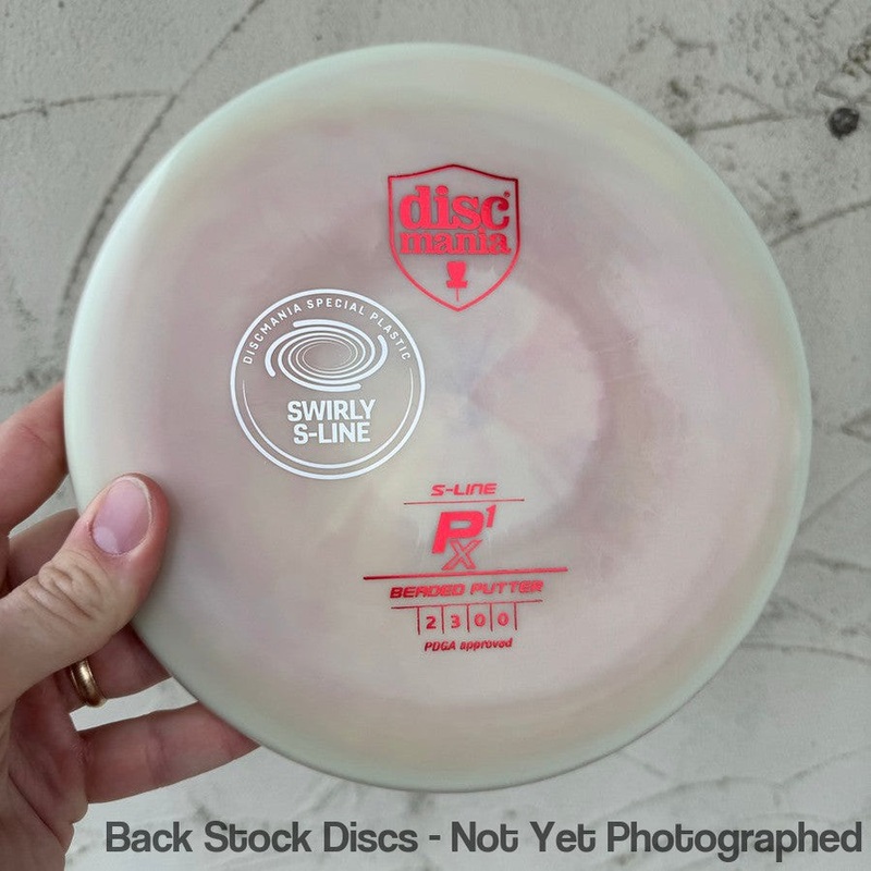 Discmania S-Line Swirly P1X Putter (Stock Stamp) [Back Stock Inventory – Disc and Stamp Color WILL VARY]