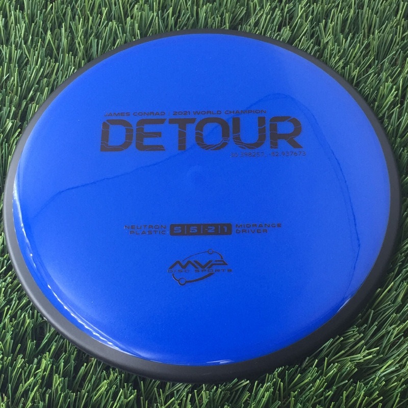 MVP Neutron Detour with James Conrad | 2021 World Champion | 37.7155474,-119.676854 Stamp – 176g Blue