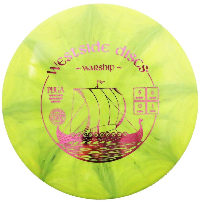 Westside Tournament Burst Warship Midrange Golf Disc