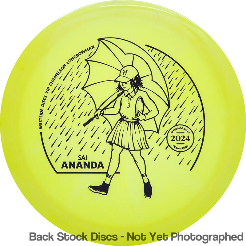 Westside VIP Chameleon Longbowman Distance Driver with Sai Ananda Team Series 2024 Stamp [Back Stock Inventory – Disc and Stamp Color WILL VARY]