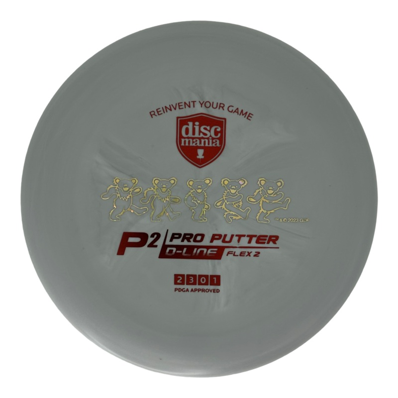 Discmania (Flex 2) D-Line P2 – Grateful Dead Dancing Bear