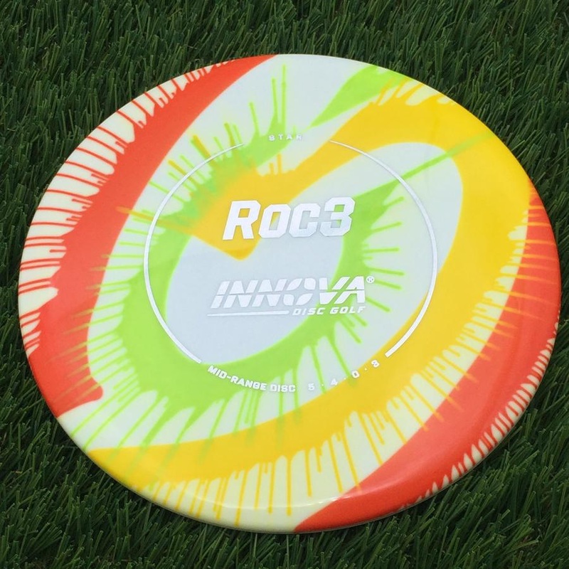 Innova Star I-Dye Roc3 with Burst Logo Stock Stamp – 176g – Solid Dyed