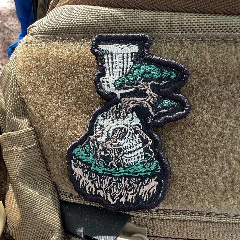 Bonsai Skull – Velcro Patch