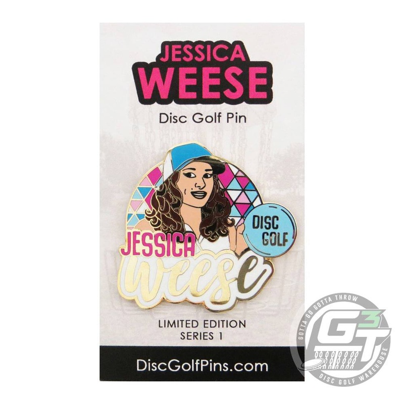 Disc Golf Pins Jessica Weese Series 1 Enamel Disc Golf Pin