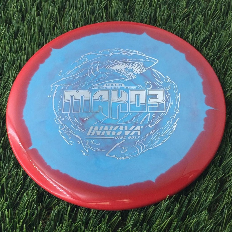 Innova Halo Star Mako3 with Burst Logo Stock Stamp – 173g Bluish Red