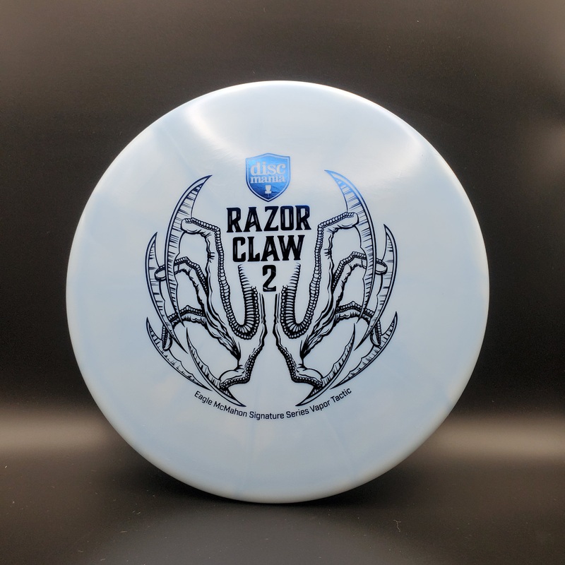 Discmania – Tactic – Vapor Lux – “Razor Claw 2”  Eagle McMahon Signature Series
