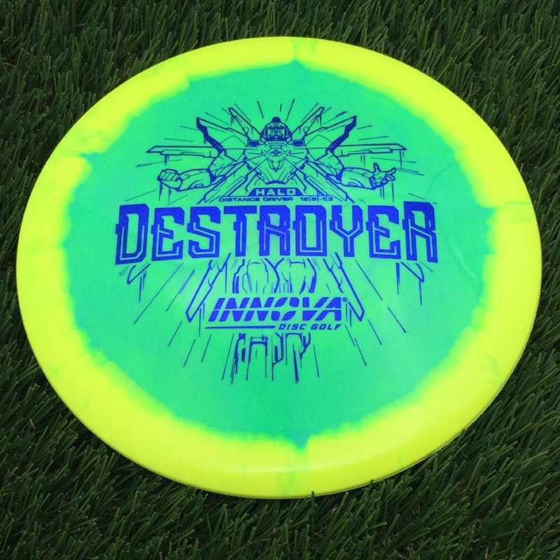 Innova Halo Star Destroyer with Burst Logo Stock Stamp – 157g – Solid Green