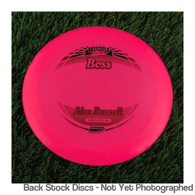 Innova Star Boss Distance Driver with Alex Russell 2019 Tour Series Stamp [Back Stock Inventory – Disc and Stamp Color WILL VARY]